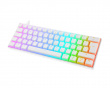 WK90 RGB 60% Hotswap Mekaniskt Tangetbord [Pink Linear] - Vit  (DEMO)