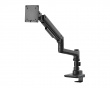 Skärmstativ 20kg Heavy-Duty 17”-49” Svart med USB Portar - 1 Skärm (DEMO)