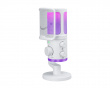 Ampligame AM6 Kondensatormikrofon med RGB - Vit (DEMO)