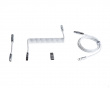 Coiled USB-C Kabel - Just White (DEMO)