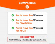 FreeZe Nova Pro Wireless Öronkuddar - Svart (DEMO)