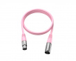 XLR Kabel - 3pin - 1.8 Meter - Rosa (DEMO)