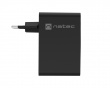 Ribera GaN USB-laddare - 3x USB-C & 1x USB-A - 100W - Svart (DEMO)