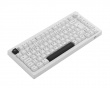 5075B Plus-S Black on White Trådlöst Tangentbord - Vitt [V3 Cream Yellow Pro] (DEMO)