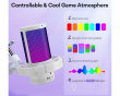 DGM20S - USB RGB Gamingmikrofon Kit - Vit (DEMO)