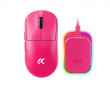  A7 V2 Ultra Plus Trådlös Mus - Rose Red (DEMO)