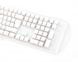 White Shine-through PBT Double-shot Keycap Set (DEMO)