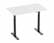 Skrivbord Höj och Sänkbart 1200x700mm Elektrisk - Svart/Vit