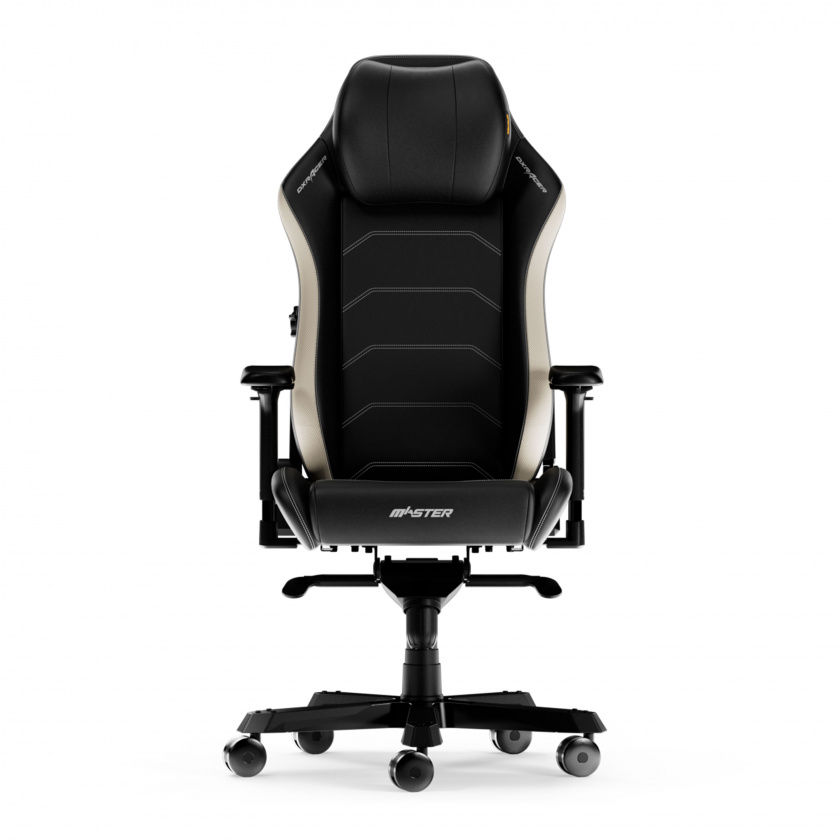 DXRacer MASTER XL Svart & Vit Mikrofiber Läder