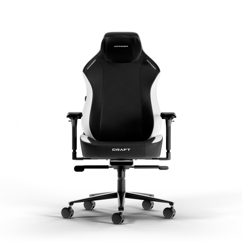 DXRacer CRAFT XL Svart & Vit EPU Läder