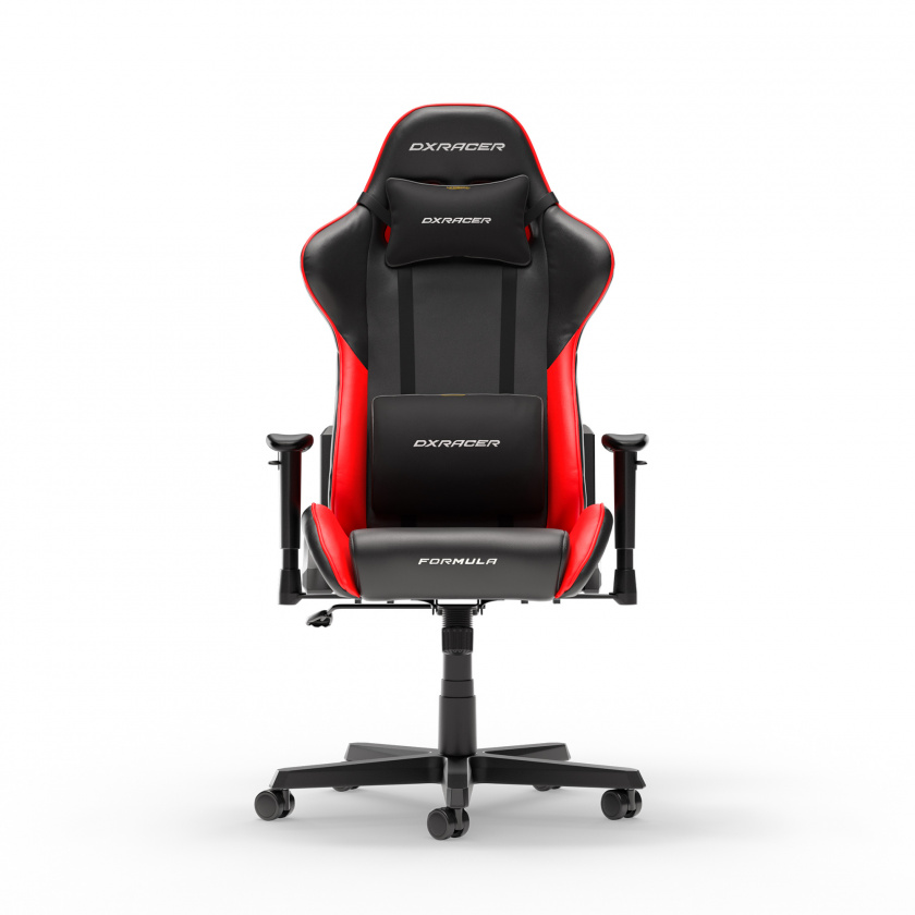 DXRacer FORMULA L Svart & Röd PVC Läder