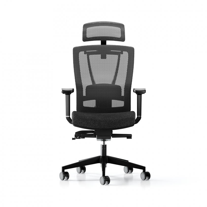MaxMount Nexus Premium Kontorsstol - Svart
